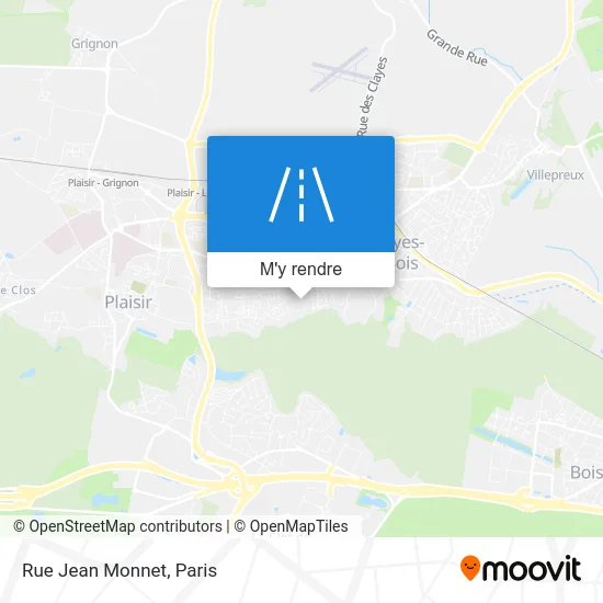 Rue Jean Monnet plan