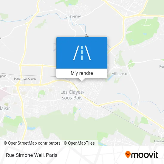 Rue Simone Weil plan