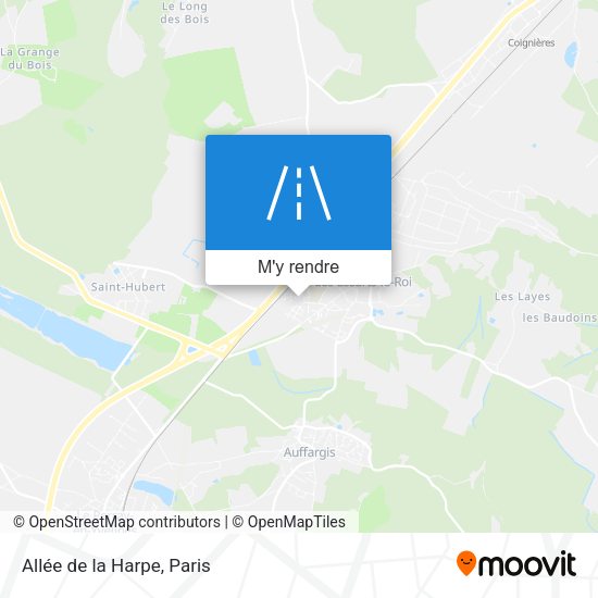 Allée de la Harpe plan