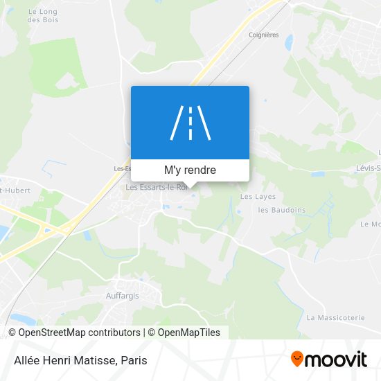 Allée Henri Matisse plan