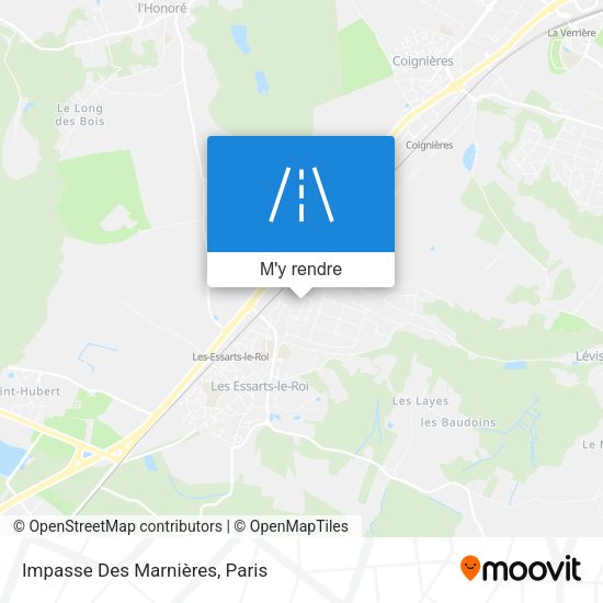 Impasse Des Marnières plan