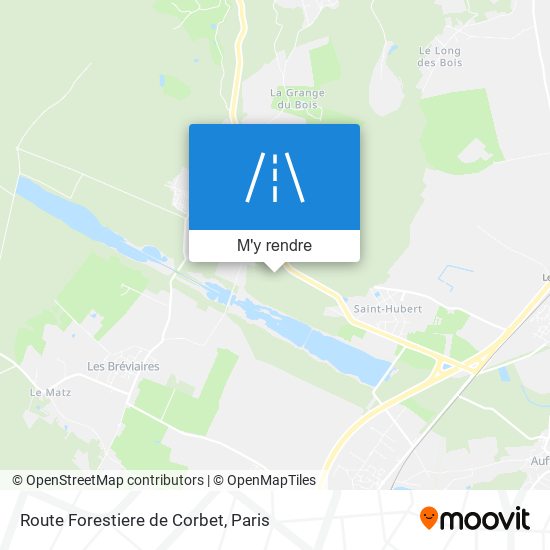 Route Forestiere De Corbet plan