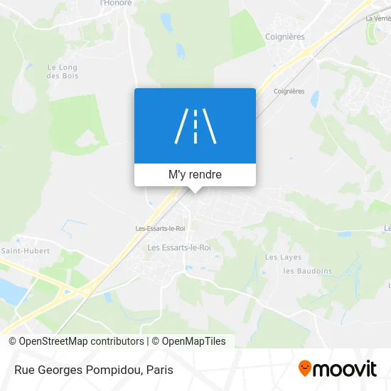 Rue Georges Pompidou plan