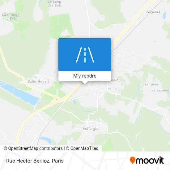 Rue Hector Berlioz plan