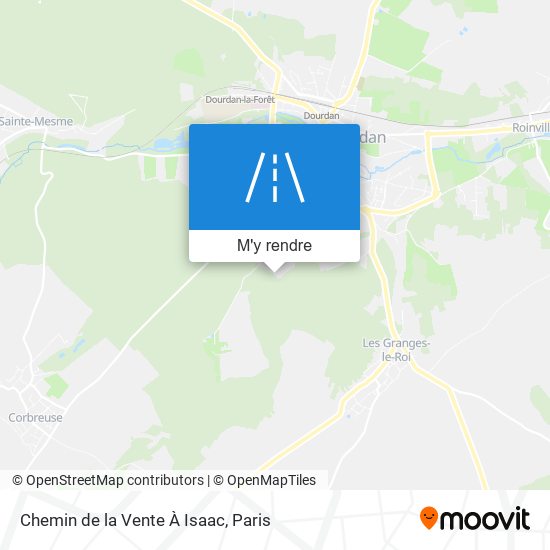 Chemin De La Vente À Isaac plan
