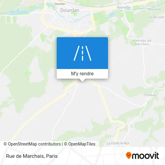 Rue de Marchais plan