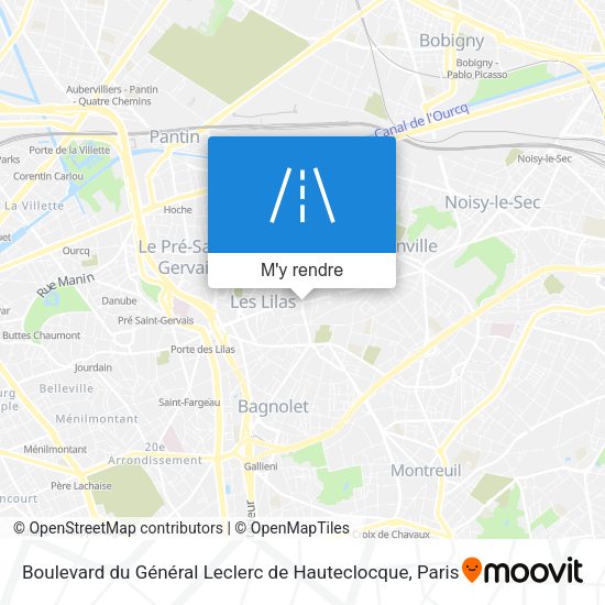 Boulevard du Général Leclerc de Hauteclocque plan