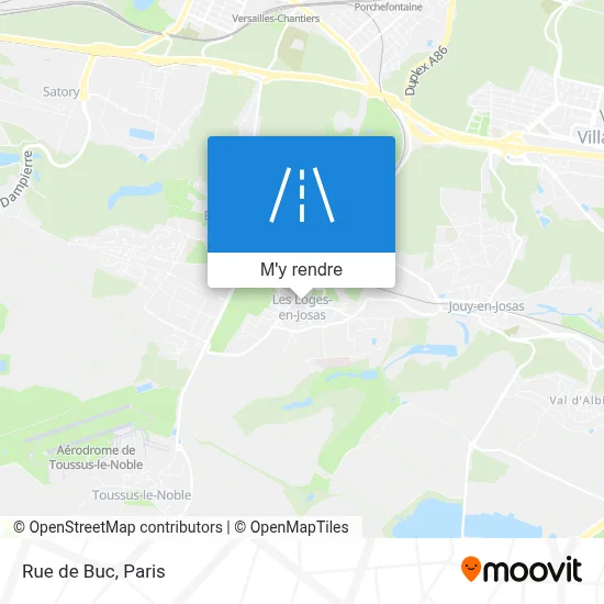Rue de Buc plan