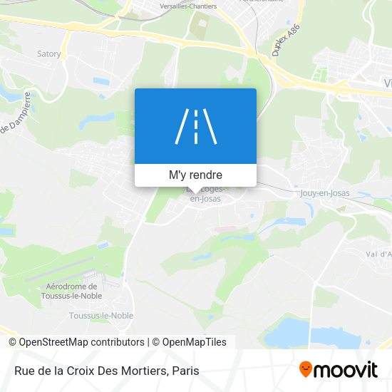 Rue de la Croix Des Mortiers plan