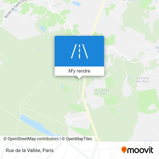Rue De La Vallée plan