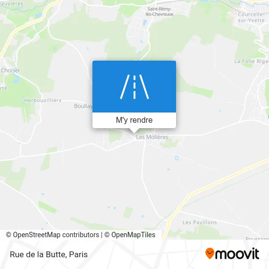 Rue de la Butte plan