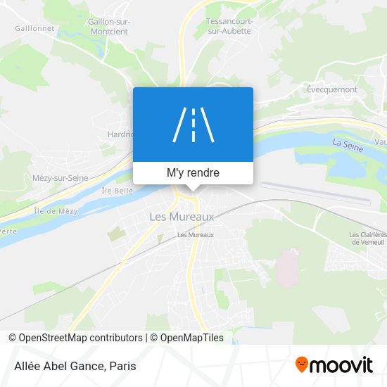 Allée Abel Gance plan
