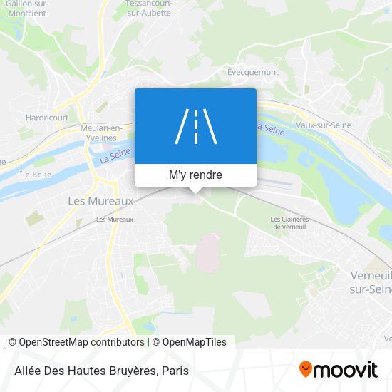Allée Des Hautes Bruyères plan
