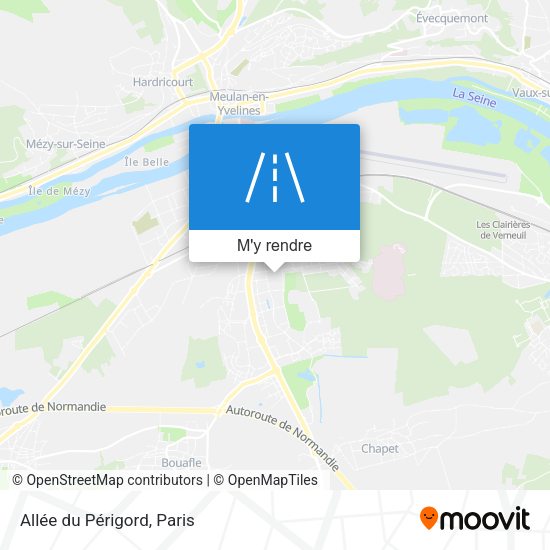 Allée du Périgord plan