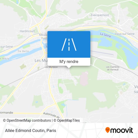 Allée Edmond Coutin plan
