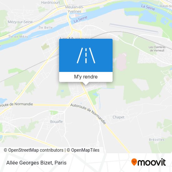Allée Georges Bizet plan
