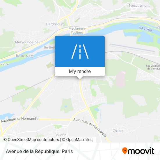 Avenue de la République plan