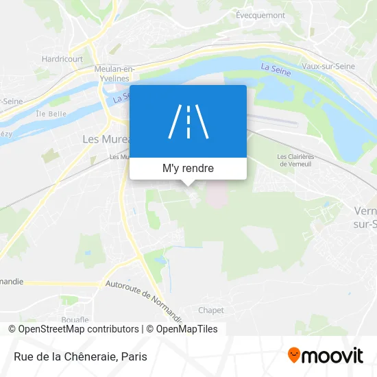 Rue de la Chêneraie plan