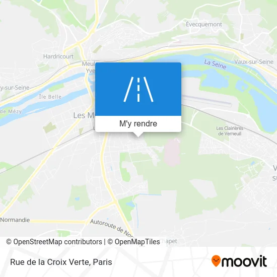 Rue de la Croix Verte plan
