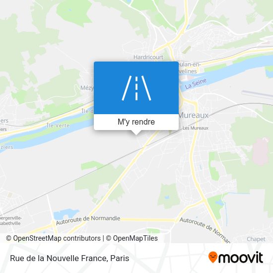 Rue de la Nouvelle France plan