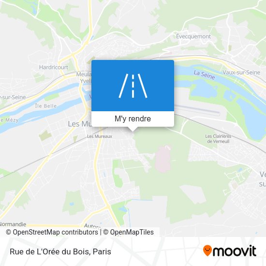 Rue de L'Orée du Bois plan