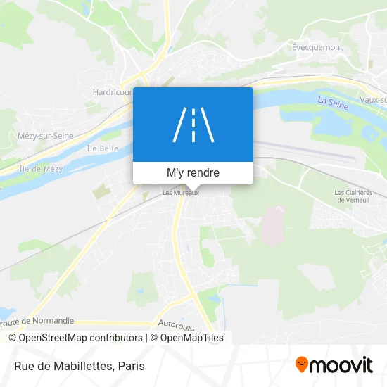 Rue de Mabillettes plan
