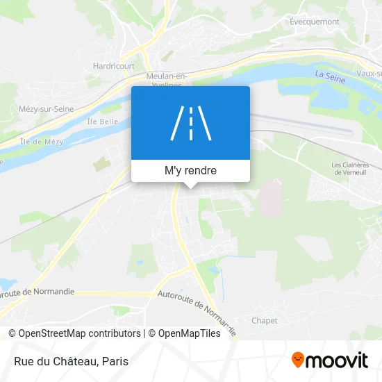 Rue du Château plan