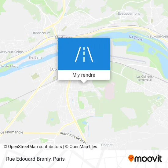 Rue Edouard Branly plan