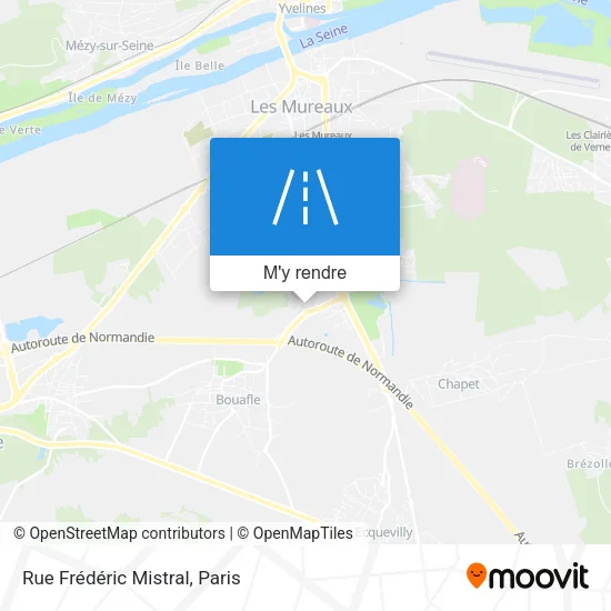 Rue Frédéric Mistral plan