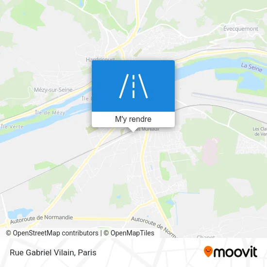Rue Gabriel Vilain plan