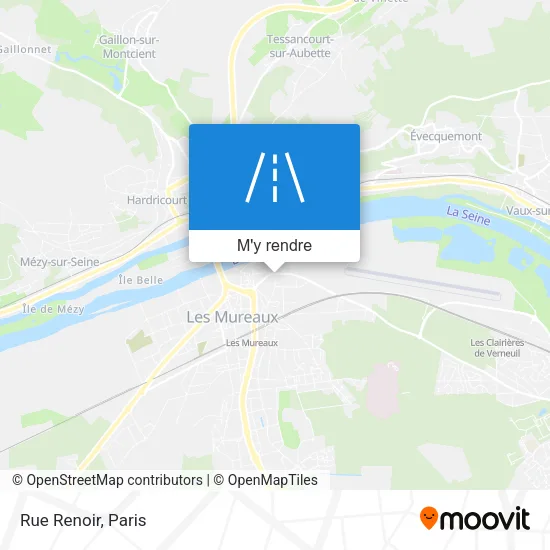 Rue Renoir plan