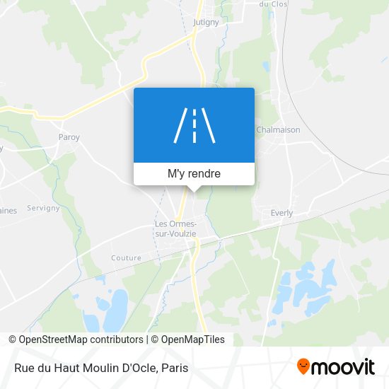 Rue du Haut Moulin D'Ocle plan