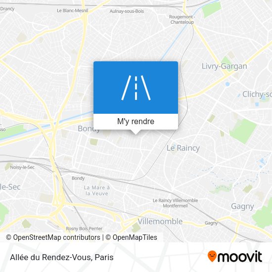 Allée du Rendez-Vous plan