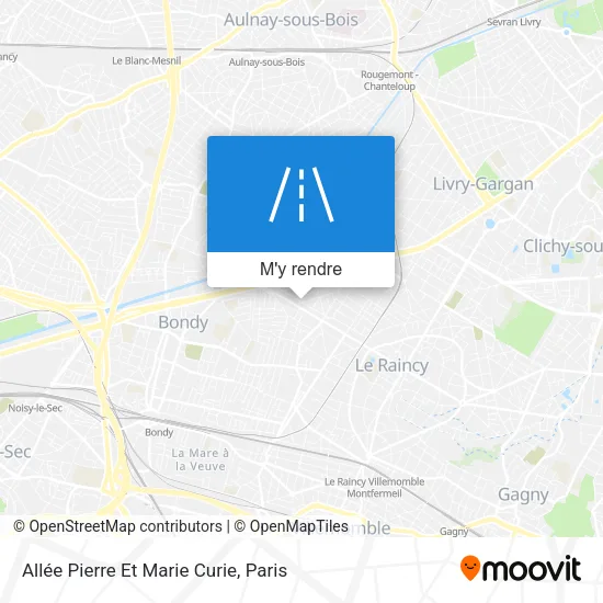 Allée Pierre Et Marie Curie plan
