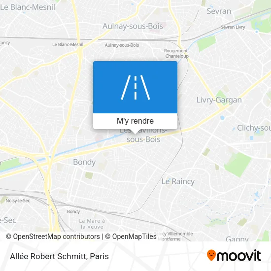 Allée Robert Schmitt plan