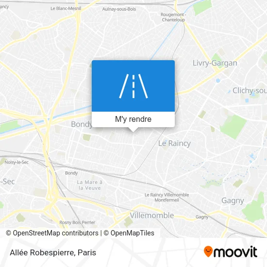 Allée Robespierre plan