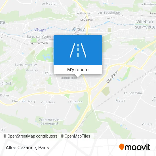 Allée Cézanne plan
