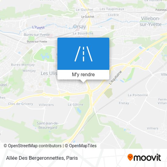 Allée Des Bergeronnettes plan
