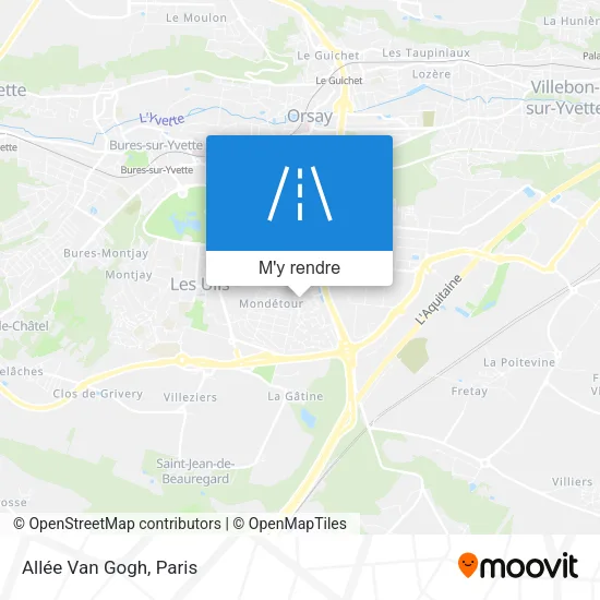 Allée Van Gogh plan