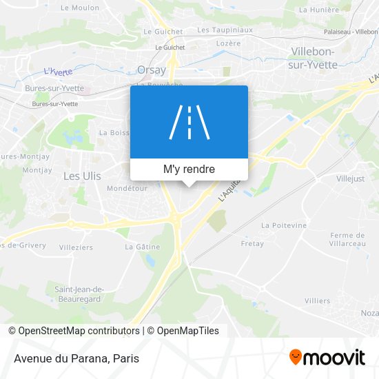 Avenue du Parana plan