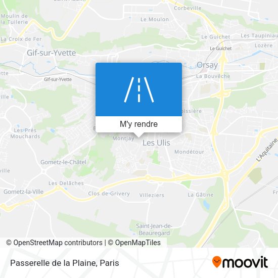 Passerelle de la Plaine plan