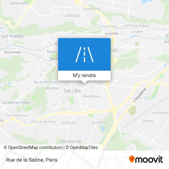 Rue de la Saône plan