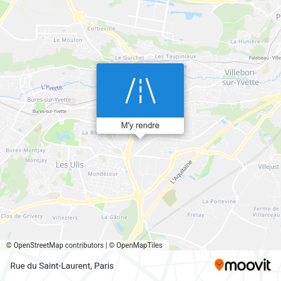 Rue du Saint-Laurent plan