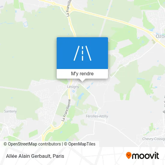 Allée Alain Gerbault plan