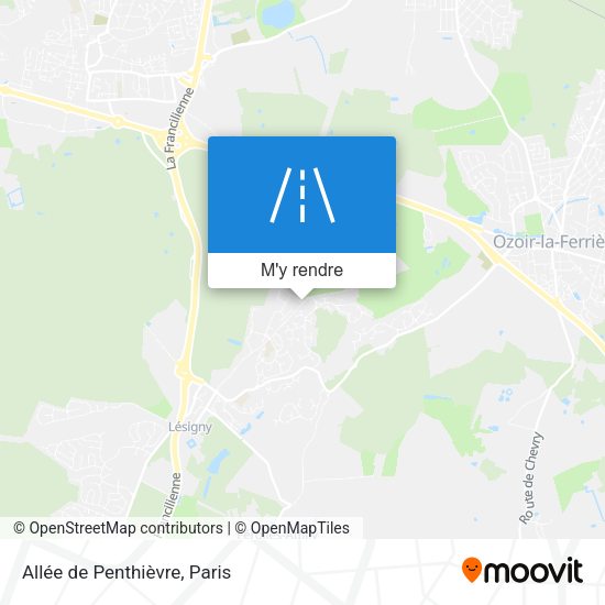 Allée de Penthièvre plan