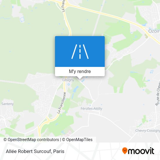 Allée Robert Surcouf plan
