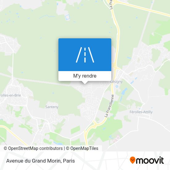 Avenue du Grand Morin plan