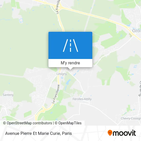 Avenue Pierre Et Marie Curie plan