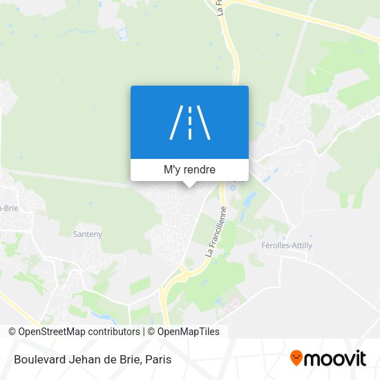 Boulevard Jehan de Brie plan