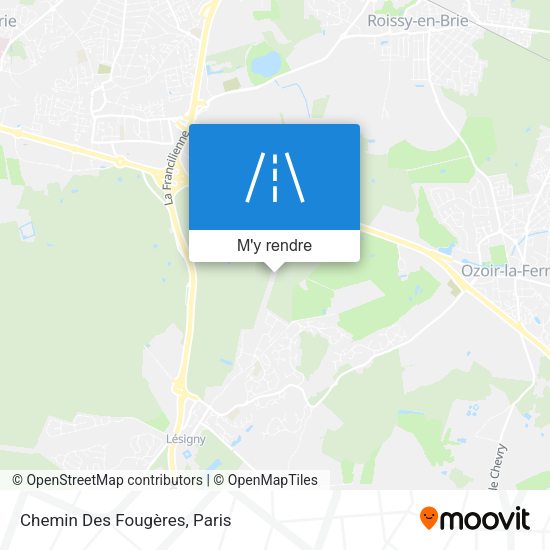 Chemin Des Fougères plan